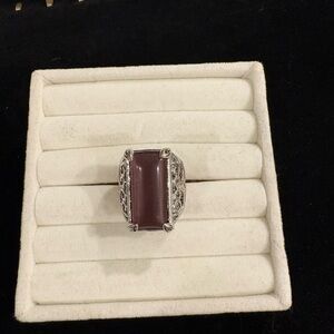 Elegant Purple Gemstone Ring